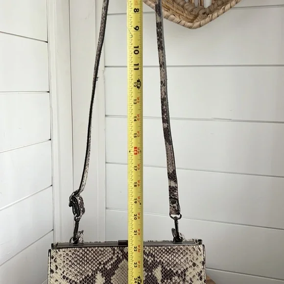 Vintage python embossed leather, made in Italy - Picture 16 of 17